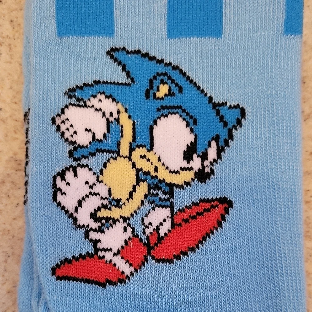 Sonic the Hedgehog Blue Casual Socks
